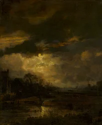 Paisaje al atardecer