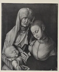 Virgen con el Niño y Santa Ana.