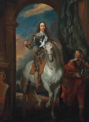 El rey Carlos I con Monsieur de St. Antoine