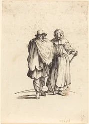Pareja de mendigos
