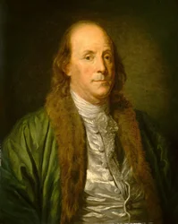 Benjamin Franklin, según Jean-Baptiste Greuze