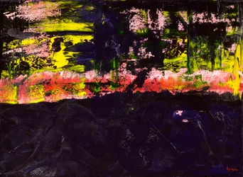 Flow 2, 2018 (óleo sobre lienzo)