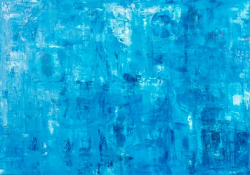 Les Témoins, 2018 (técnica mixta con arena y óleo)