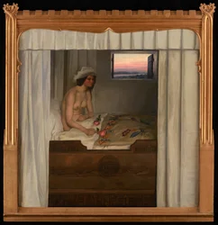 Jomfru Blidelil (La doncella Blidelil) (óleo sobre lienzo)