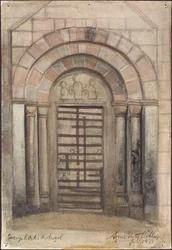 Sørup Kirke, ángel