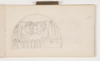 Boceto para el Relieve del Tímpano en el Ayuntamiento de Copenhague
