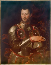 Retrato del Duque Cosimo I en armadura