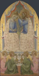 La coronación de la Virgen, 1380s