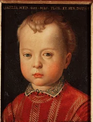 Retrato de Garzia de Medicis (Garzia de Medici) (1547-1562) Niño