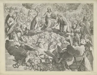 El Martirio de Santa Justina de Padua (mitad superior)