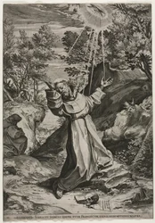 San Francisco Recibiendo los Estigmas, 1586