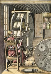 Escritorio giratorio - De “Le Diverse et Artifiose Machine” por Agostino Ramelli (1531-1608) - París 1588