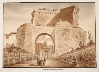 Tumba de Santa Helena, Via Labicana, 1833