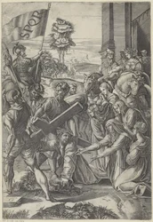 Cristo sucumbe al peso de la cruz Il Spasimo de Sicilia