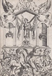Panel ornamental, ca. 1514-36