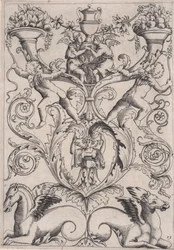 Panel ornamental, ca. 1514-36