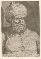 Retrato del almirante Khair ad-Din Barbarroja