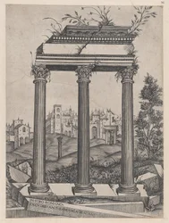Speculum Romanae Magnificentiae: Templo de Antonino y Faustina