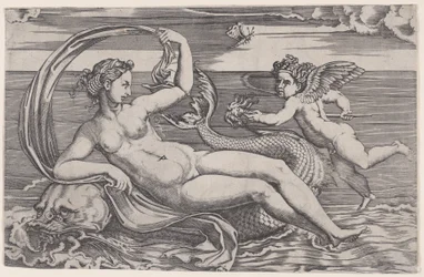 Venus Reclinado sobre un Delfín