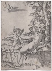 Venus y Eros, ca. 1514-36