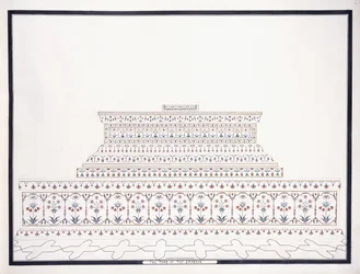 La tumba del emperador, c. 1815