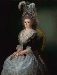 Retrato de María Josefa Piscatori, marquesa de San Andrés (1757-1807), esposa de Pedro López de Lerena.