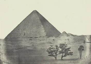 Pirámide de Keops, Egipto Medio, 1849-51, impreso 1852