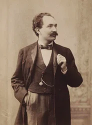 Retrato del pianista y compositor Leopold Godowsky