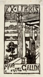 Ex libris de Mary y Axel Gallén