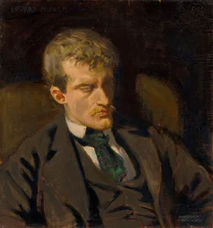 Retrato de Edvard Munch