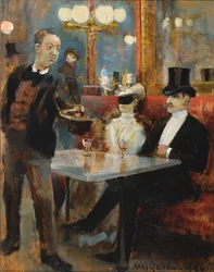 En un café de París