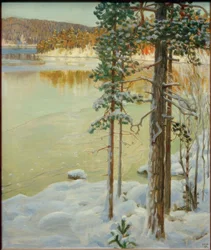 Lago congelado, Ruovesi