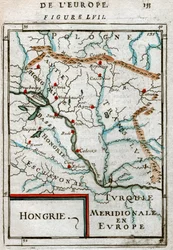 Mapa de Hungría 1683