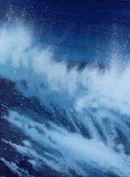 Grandes olas rompiendo, 1989