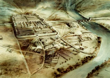 Fuerte romano de Chester, siglo II, c. 1960s