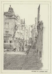 Calle del Mercado, mirando al este
