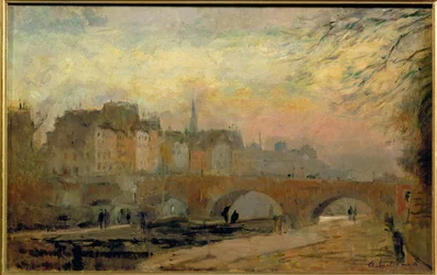 Quai de Paris (óleo sobre lienzo)