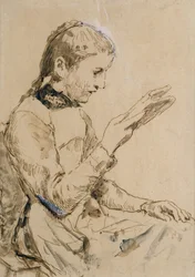 Niña leyendo