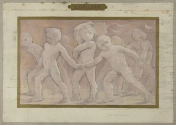 Boceto para la Salle des Fêtes del Hôtel de Ville de París: Cotillons, entre 1889 y 1895 (óleo)