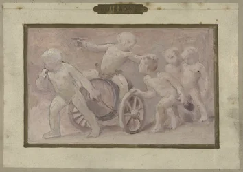Boceto para la Salle des Fêtes del Hôtel de Ville de París: Bebidas, entre 1889 y 1895 (óleo sobre papel)
