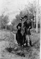 Ilustración de la novela “Madame Bovary” de Gustave Flaubert (1821-1880). Ilustración de Albert Fourie (1854-1937).