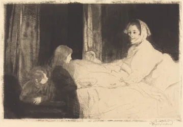 La madre enferma