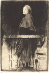 Mujer con capa