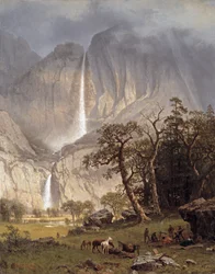 Cho-looke, la caída de Yosemite, 1864