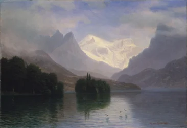 Escena de montaña
