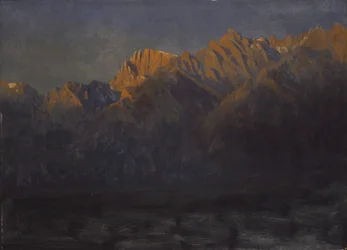 Amanecer en las Sierras, ca. 1872
