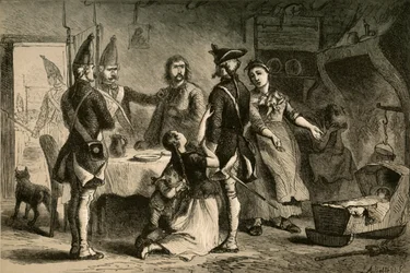 Conscripción de Soldados Alemanes para el Servicio en América, 1877