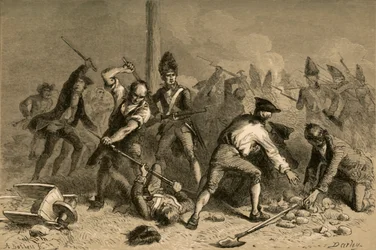 Defensa del poste de la libertad en Nueva York, 1877