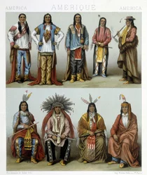 Ilustración en “Le costume historique” de Racinet
