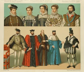 "Le Costume Historique" (La Historia Completa del Traje) por Auguste Racinet, Volumen IV